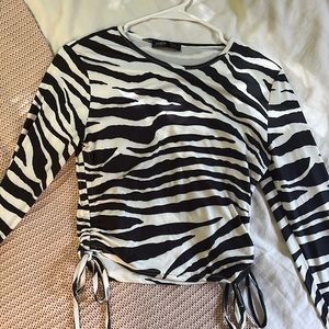 SHEIN Zebra Shirt